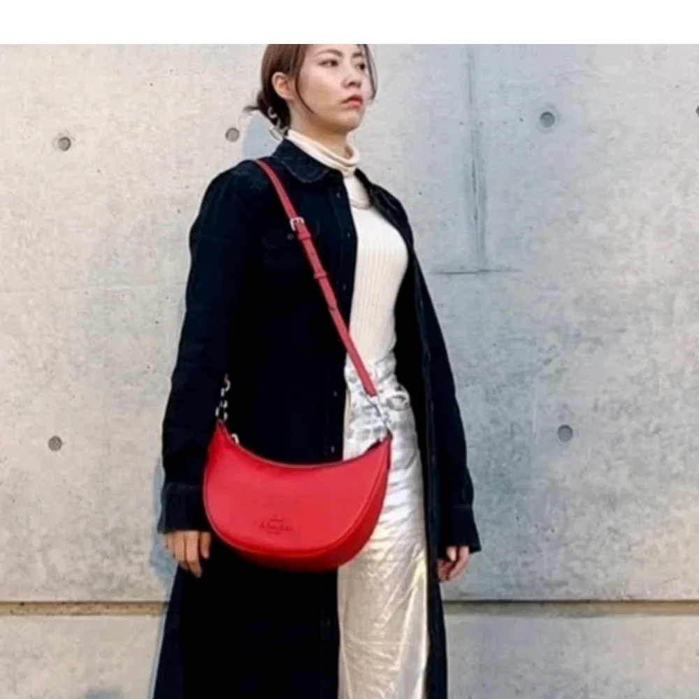 Coach Aria Crossbody Bag In Bright Poppy